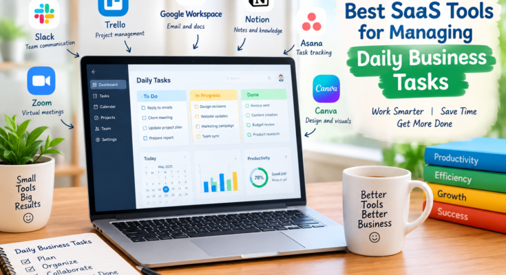 Best SaaS Tools for Managing Daily Business Tasks