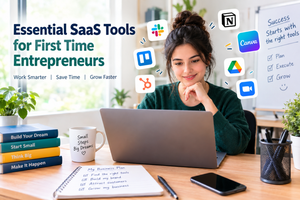 Essential SaaS Tools for First Time Entrepreneurs