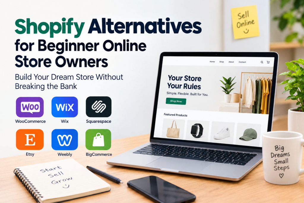 Shopify Alternatives for Beginner Online Store Owners